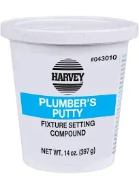 Harvey's WM Harvey 043010 Stainless Plumbers Putty, 14 oz