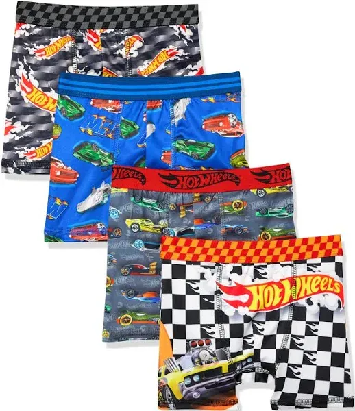 Boys' Hot Wheels 4pk Boxer Briefs - 4