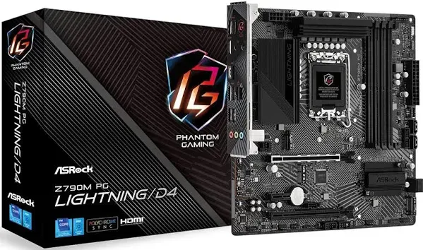 AsRock MB ASROCK | Z790M PG Lightning/D4 Motherboard