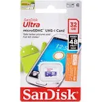 SanDisk Tarjeta de memoria Ultra microSDXC UHS-I de 128 GB con adaptador - 120 MB/s, C10, U1, Full HD, A1, tarjeta Micro SD - SDSQUA4-128G-GN6MA