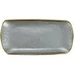 VIETRI Metallic Glass Rectangular Tray