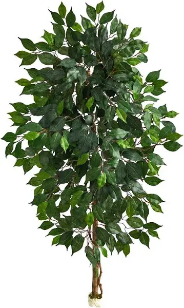 Nearly Natural 4ft. Single Ficus Artificial Tree (No Pot),Green