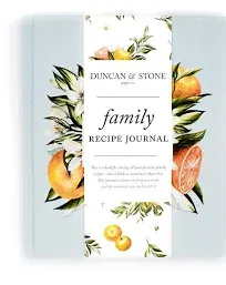 Duncan & Stone Family Recipe Book & Keepsake Journal