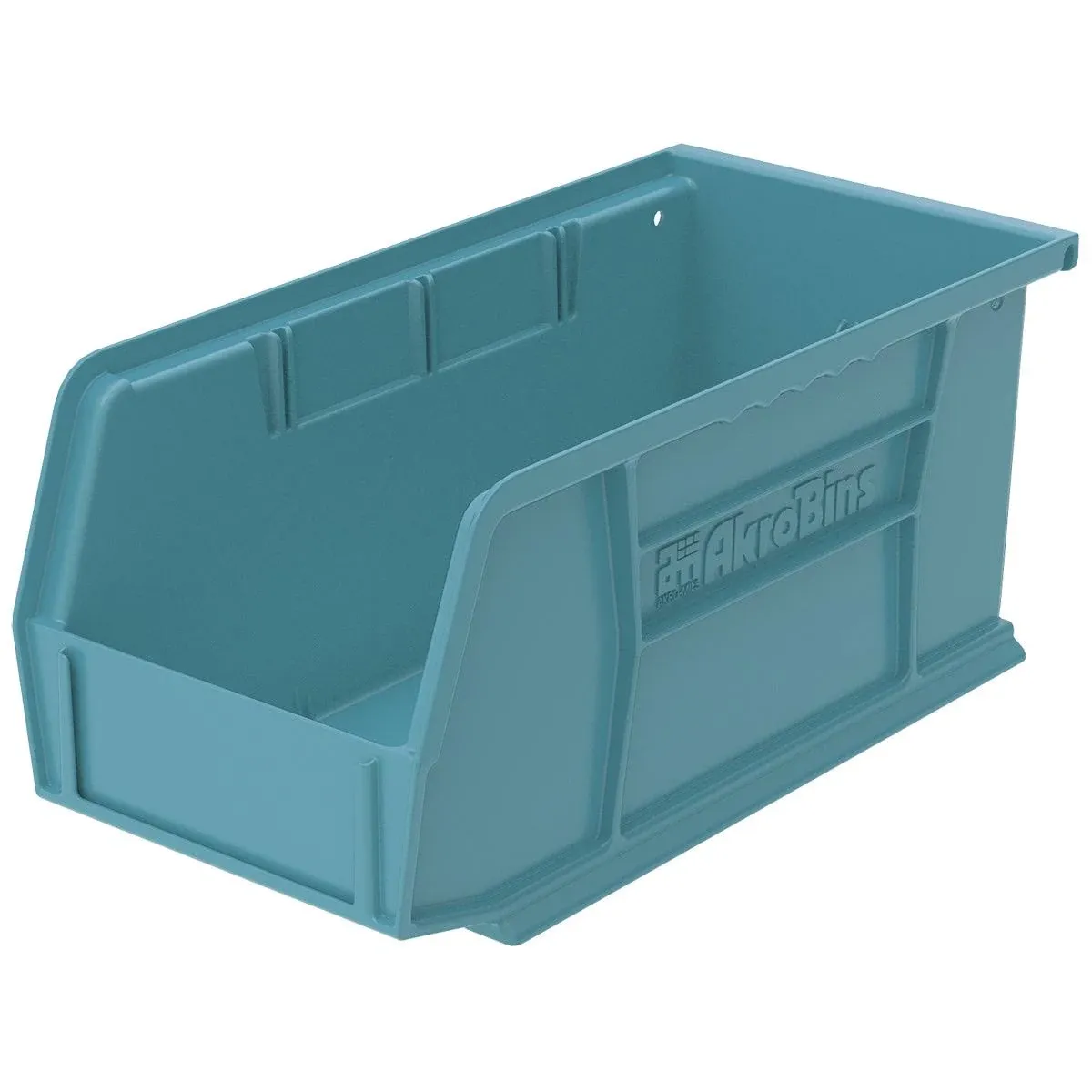 Akro-Mils 30230LTBLU Light Blue Hang and Stack Bin, 10-7/8"L x 5-1/2"W x 5"H