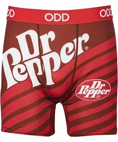 Odd Sox Men's Dr Pepper Stripes Boxer Briefs