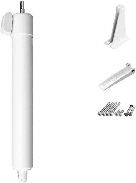 Touch &#039;n Hold Smooth - Heavy Duty Door Closer System () White