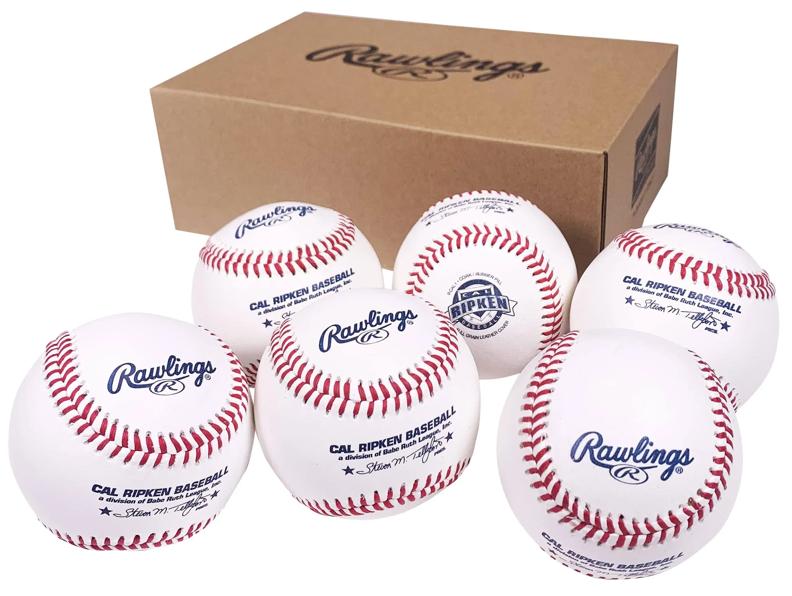 Rawlings | Cal Ripken Baseballs | Competition Grade | RCAL1 | Youth/14U | Multiple Count Options