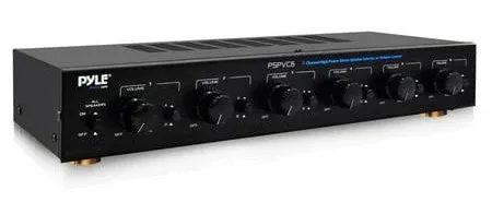 Pyle PSPVC6 - 6 Channel High Power Stereo Speaker Selector w/Volume Control