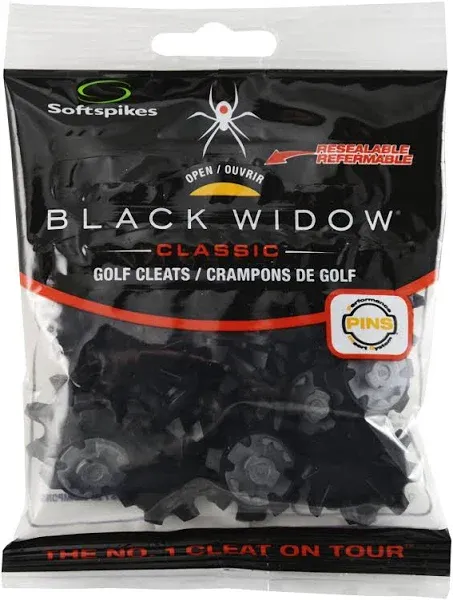 Softspikes Black Widow Golf Cleats Pins