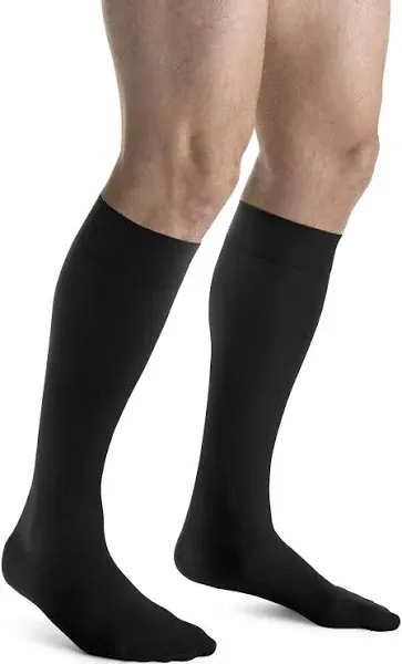 Jobst Medical Leg Wear for Men, Knee High, Large, Black