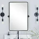 TEHOME Woodvale Rectangle Vertical Wall Mirrors