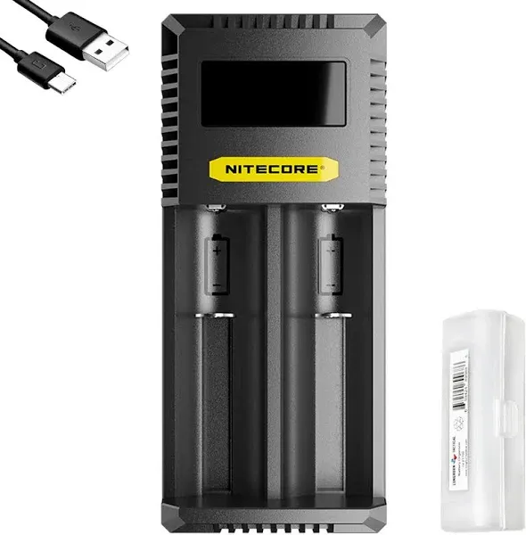 Nitecore Nitecore Ci2 Dual Slot Universal Battery Charger for IMR/Li-Ion Ni-MH/Ni-Cd 18650 21700 26650 AA AAA Battery Flashlight Home Tools RC Toys CE