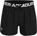 Under Armour Girls' Play Up Solid Shorts - Black