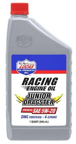 Lucas Oil Jr. Dragster Karting Oil SAE 5W-20 Quart