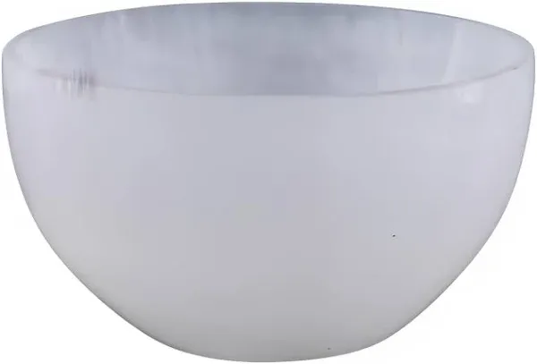 Soul Sticks Selenite Crystal Bowls for Smudging, Healing, Recharging Crystals | Pure Selenite Smudge Bowl & Crystal Charging Station Ethically Sourced in Morocco (3 Inch)