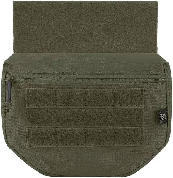 KRYDEX Tactical Dump Drop Pouch with Hook and Loop for JPC CPC AVS Vest Utility Tool Bag Airsoft Paintball