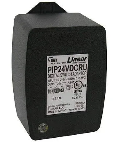 Linear PIP24VDCRU Plug-in 24 VDC Power Supply