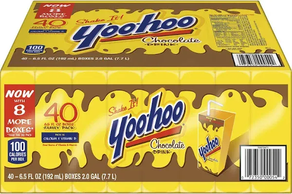 Yoo-hoo Chocolate Drink, 15.5 fl oz glass bottle