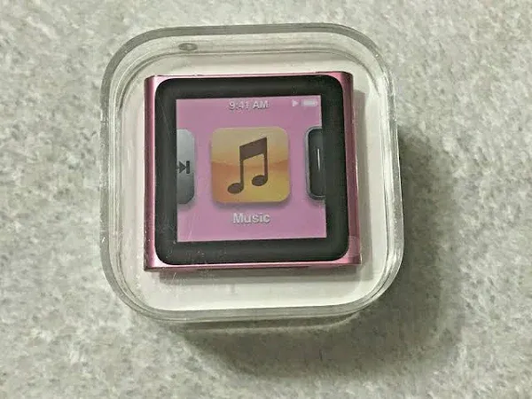 GREAT!!! Apple iPod Nano 6th Generation 8GB Pink Touch MP3 Music Player MC692LL