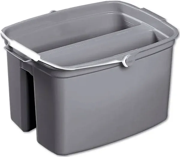 Essendant&amp;nbsp;Double Utility Pail, 17qt, Gray