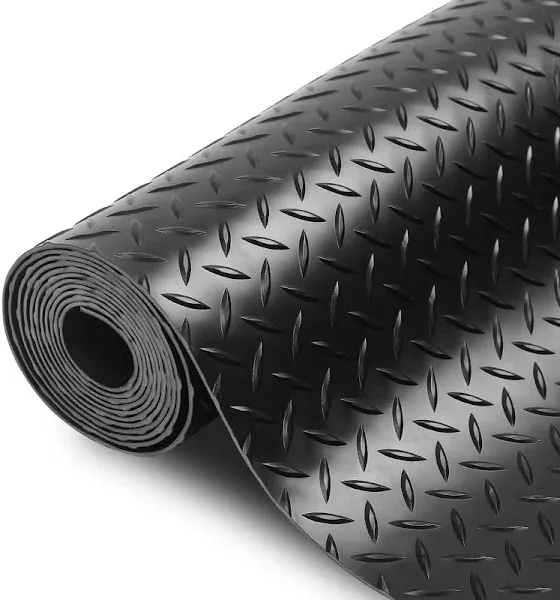 Seal 4 x 6 Ft Premium Garage Floor Mat 2.8mm Thick Black Commercial Grade Heavy Duty Parking Mat for Garage Floor