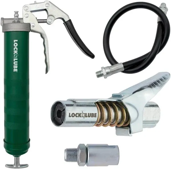 LockNLube Lever Grip Grease Gun