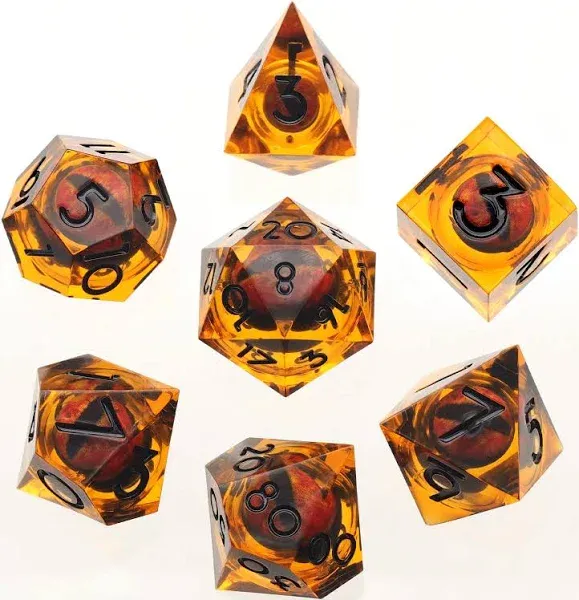 Sharp Edge Dragon Eye DND Dice Set