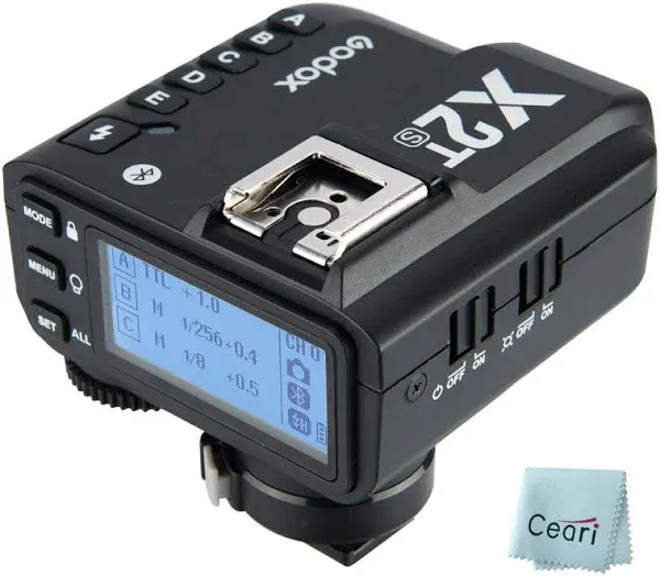 Godox X2T Wireless Flash Trigger For Canon, Nikon, FUJIFILM, So.ny, Pana.sonic, Olympus, Pentax Camera And Phone