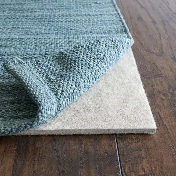 RUGPADUSA - Eco-Plush - 6'x9' - 1/2" Thick - 100% Felt - Luxurious Cushioned Rug Pad - Available in 3 Thicknesses, Many Custom Sizes