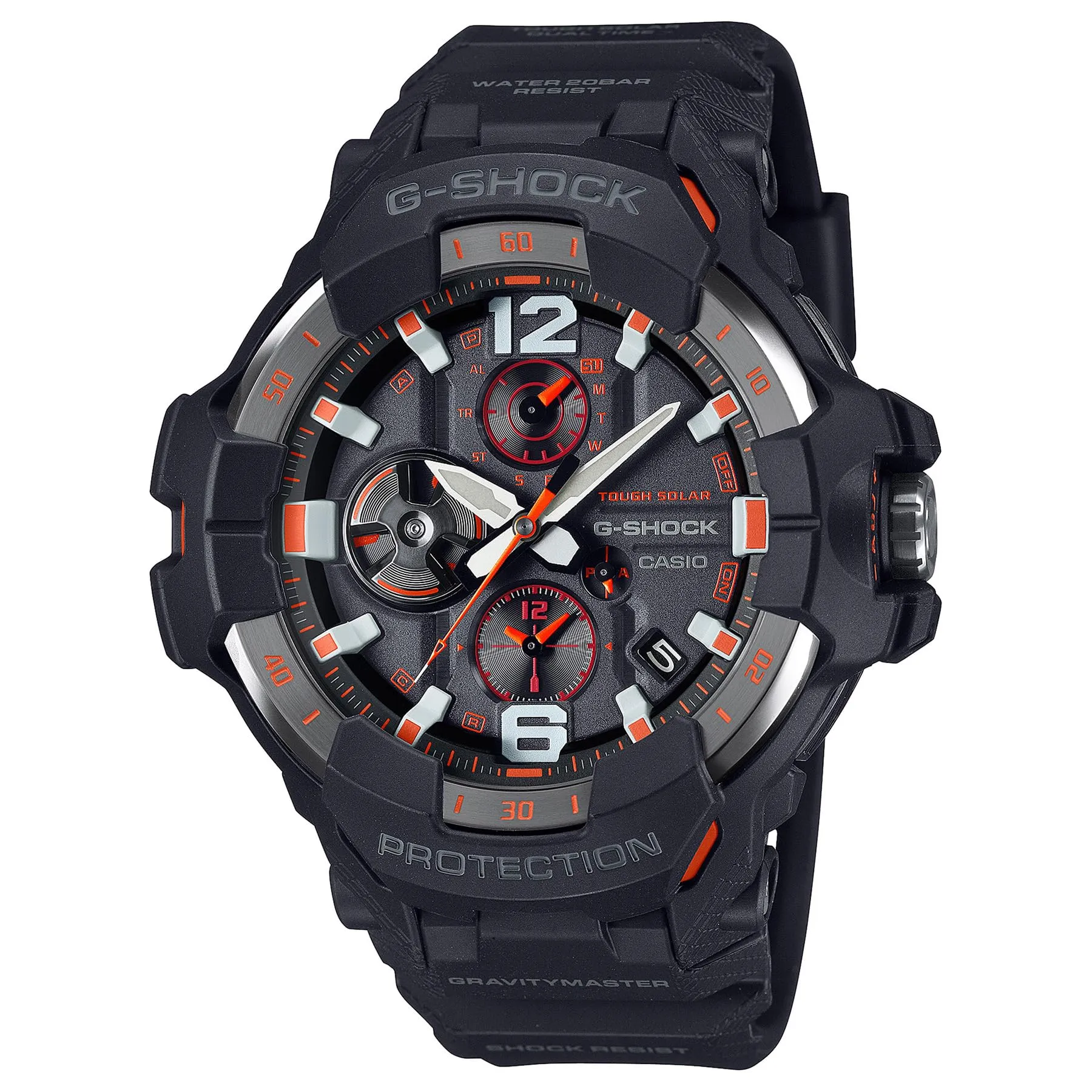 NEW Casio G-Shock GRB300-1A4 GRAVITYMASTER Bluetooth Solar Black Watch