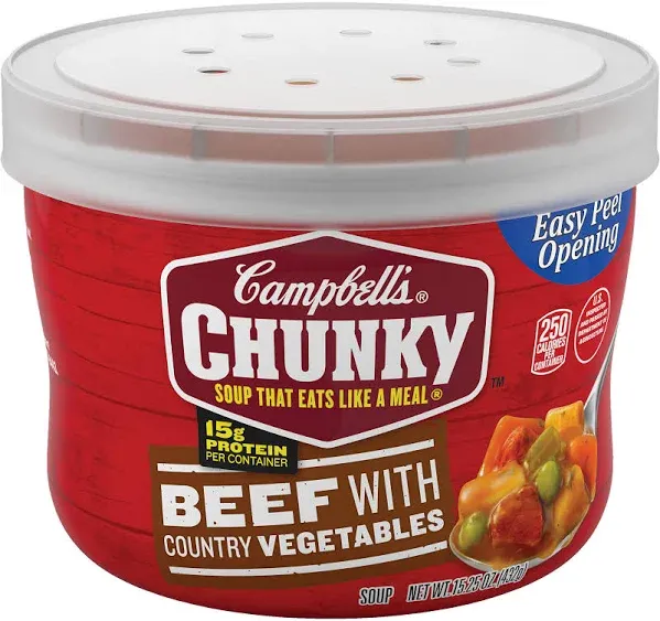 Campbell's Chunky Beef with Country Vegetables Soup