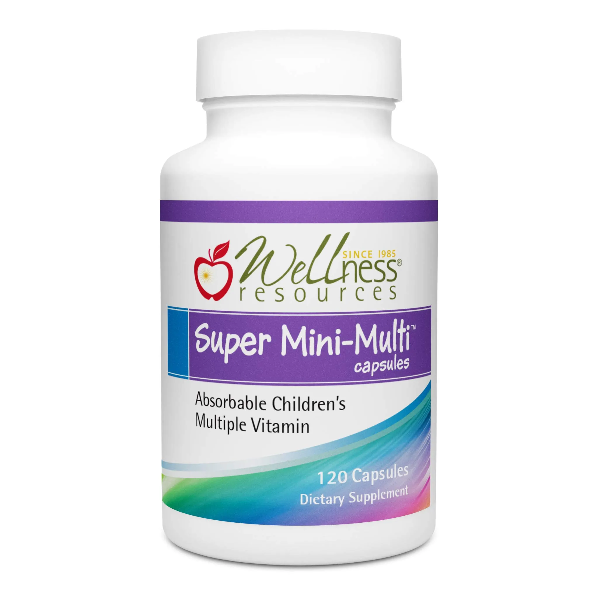 Wellness Resources Super Mini-Multi - Children&#039;s Multivitamin Swallowable Cap...