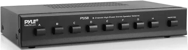 Pyle PSS8 8 Channel High Power Stereo Speaker Selector