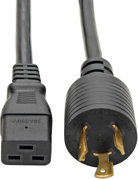 TRIPP LITE P040-014 Power Cord, HD, C19, L6-20P, 20A, 12AWG, 14ft