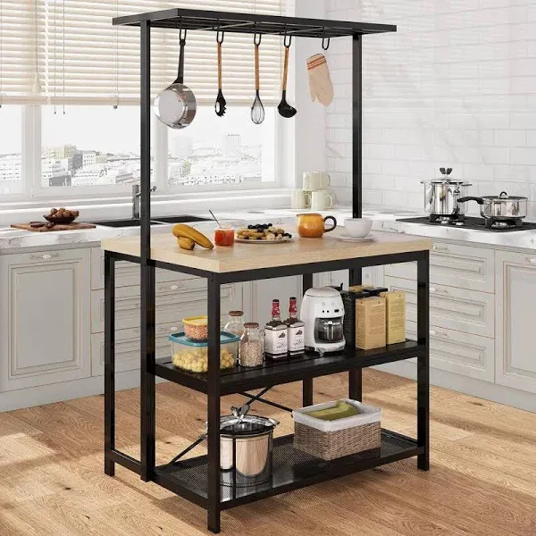 Shop Kitchen Island Bakers Rack