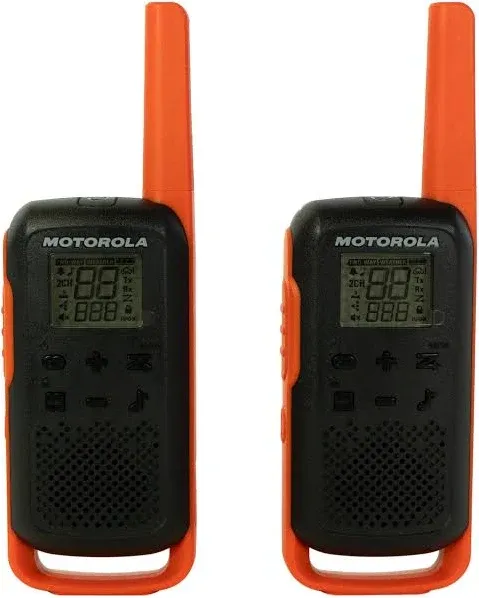 Motorola Talkabout T275 Sportsman Edition Frs/gmrs 2-Way Radio (Orange, 2-Pack)