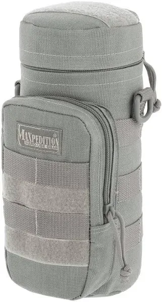 Maxpedition Bottle Holder UTX-Duraflex Buckles. W/zipper. Black Nylon Fabric