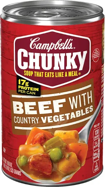 Campbell's Chunky Beef with Country Vegetables Soup