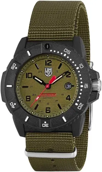 Luminox Navy SEAL CARBONOX Interchangeabl<wbr/>e Strap Divers Mens Watch XS.3617.SET