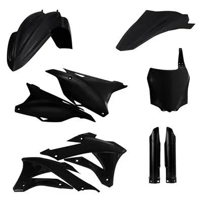 Acerbis Kawasaki Full Plastic Kit-KX 85/100-14-21-B<wbr/>lack