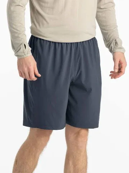 Free Fly Breeze Short-8 Men&#039;s Shorts, Graphite, Large