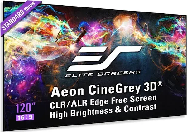 Elite Screens Aeon CineGrey 3D 135" 16:9 Grey projection screen