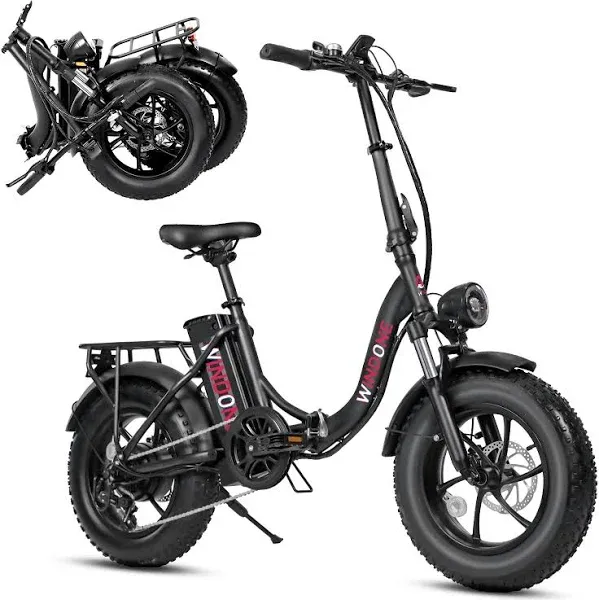 S16/K2 Electric Bike for Adults, Max 22MPH Speed & 50 Miles Range (PAS), 750W Peak Motor Ebike with 48V/13Ah Removable Battery, 4.0 Fat Tire and Shock Absorber,UL Certified