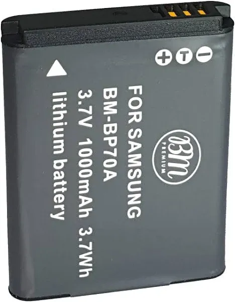 BM BP-70A Battery for Samsung DV150F ES65 ES70 ES80 MV800 PL120 PL170 PL20 PL...