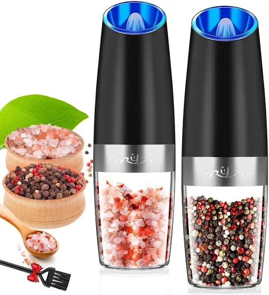 Gravity Electric Salt and Pepper Grinder Set