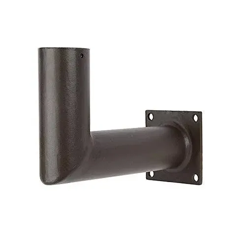 90 Degree Wall Mount Bracket with Tenon. Mounting Accessory. Steel Mount. Lighting Accessory.