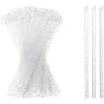 Sparkle and Bash Silver Glitter Swizzle Sticks