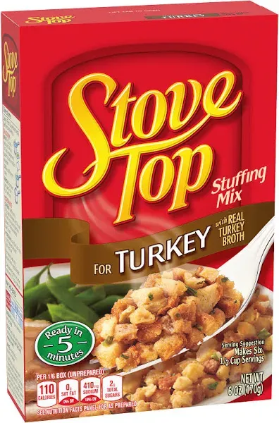 Stove Top Stuffing Mix Turkey