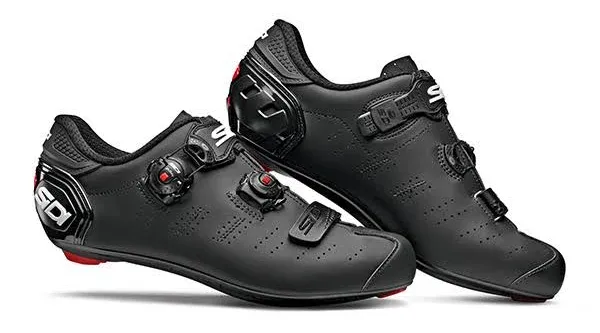 Sidi Ergo 5 Men&#039;s Road Cycling Shoes, Matte Black, M46.5