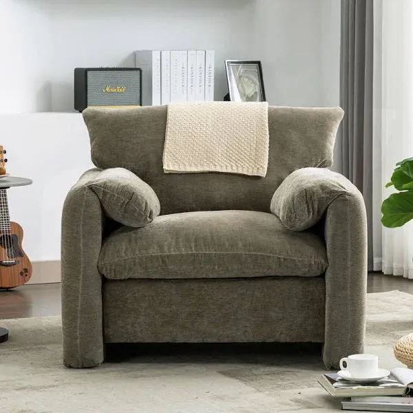 Modern Style Oversized Armchair